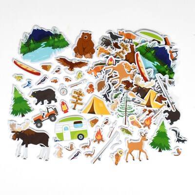 Ready2Learn Foam Stickers, Outdoors, 164/Pack, 3 Packs (CE-10124-3)