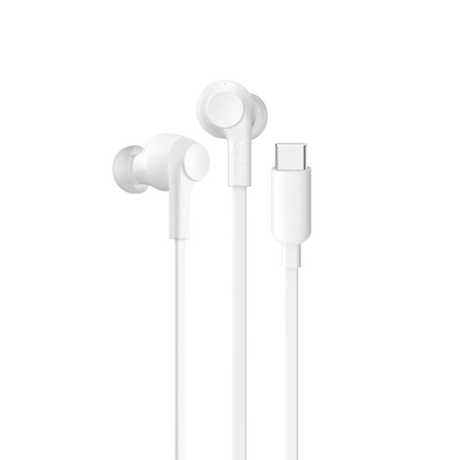 Belkin SoundForm Wired Noise Canceling Headphones, White (G3H0003FQWH)