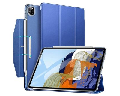 SaharaCase ESR Folio Case for Apple iPad Pro 11" (2nd, 3rd, and 4th Gen 2020-2022), Blue (TB00004)