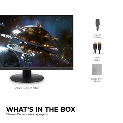 ViewSonic 27" 120Hz LED Gaming Monitor, Black (VX2716A)