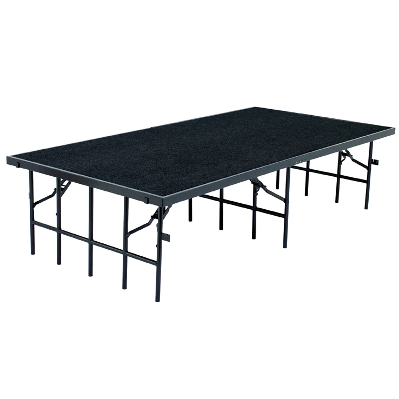 NPS 8H Stage, 4 x 8, Black Carpet (S488C10)