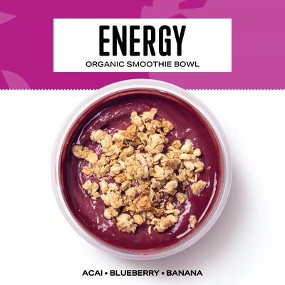 Pitaya Foods Organic Acai, Blueberry & Banana Acai Bowl, Energy, 6 oz, 6/Pack (220-02481)