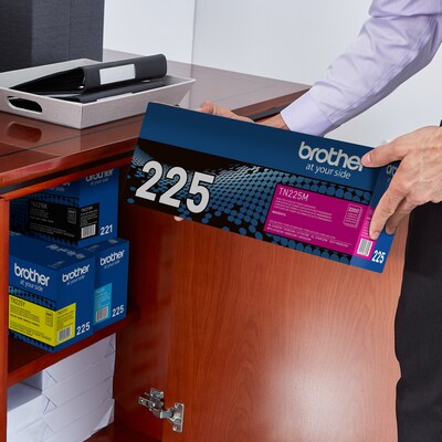 Brother TN-225 Magenta High Yield Toner Cartridge   (TN225M)