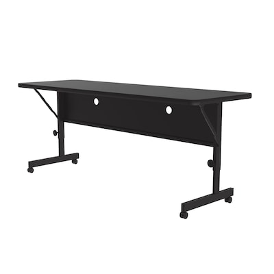 Correll Folding Table, 60x24 , Black Granite (FT2460TF-07)