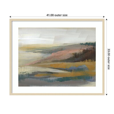 Amanti Art Northwest Cove II by Jennifer Goldberger Wood Framed Wall Art Print, 41" x 33" (A42675535459)