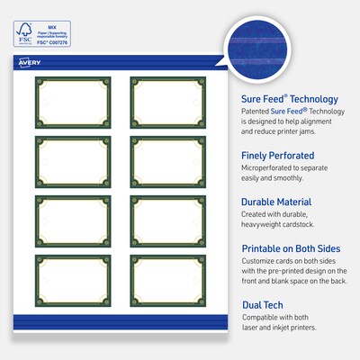 Avery 3" Blank Price & Merchandise Tags, White, 80/Carton (S00-FDP-PRMWT10)
