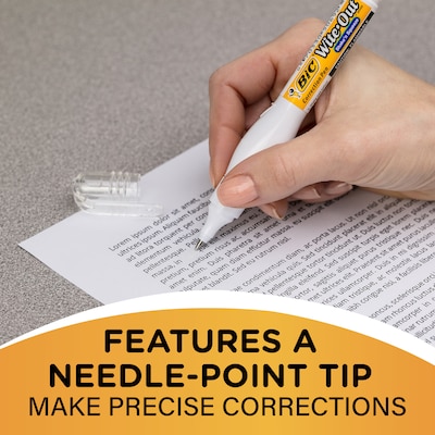 BIC Wite-Out Shake 'N Squeeze Correction Pen, White (WOSQPP11-WHI)