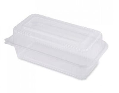 World Centric PLA Hinged Lid Container, Clear, 200/Carton (WORKLCS95N)