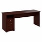 Bush Furniture Cabot 72"W Computer Desk with Drawers, Harvest Cherry (WC31472-03)