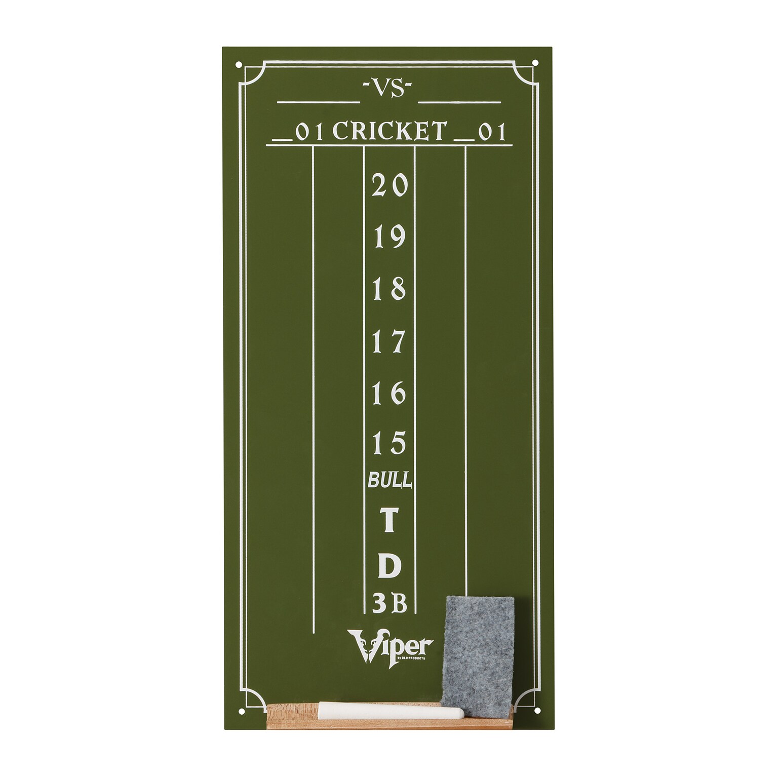 Viper Cricket Chalk Scoreboard, Small (41-0102)