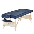 Master Massage Coronado Portable Massage Table Beauty Spa Salon Bed Pro Package, Royal Blue (28229)