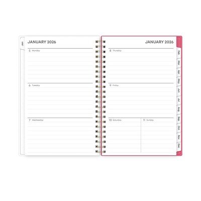2026 Blue Sky Amalia 5 x 8  Weekly & Monthly Planner, Plastic Cover, Multicolored (148768-26)