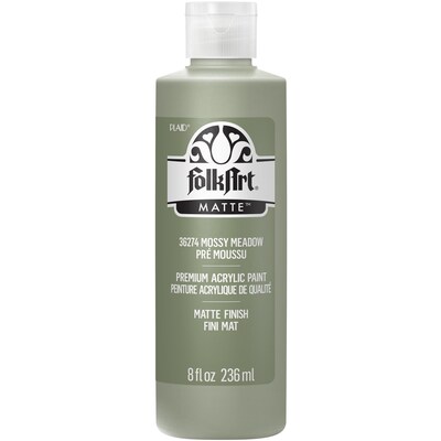 FolkArt Acrylic Paint Matte, 8oz., Mossy Meadow, 3/Pack(FLK36274-3)