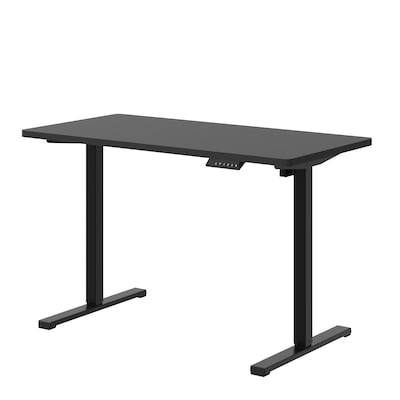 FlexiSpot ET155E 48W Electric Rectangular Adjustable Standing Desk, Black