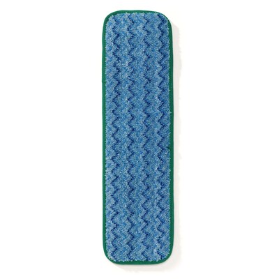 Rubbermaid Commercial Products HYGEN 18 Microfiber Mop Pad, Green, 12/Carton (FGQ41000GR00)