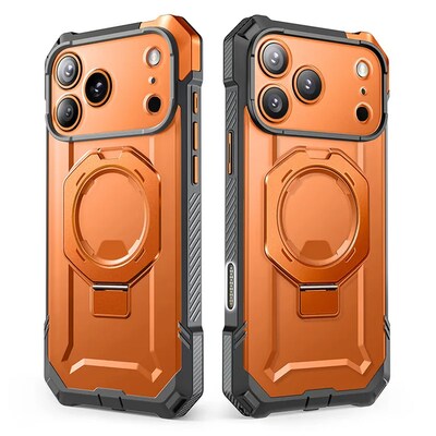 SUPCASE Unicorn Beetle Grip MagSafe Case for iPhone 17 Max, Shock Absorbing, Coral (SUP-iPhone2025Max-UBGrip-Coral)