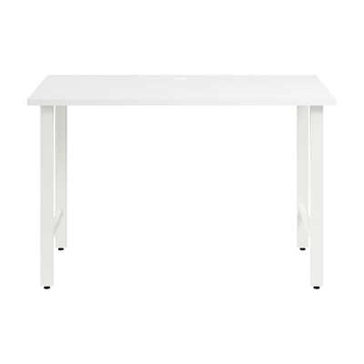 Bush Business Furniture Hustle 48W Computer Desk with Metal Legs, White (HUD148WH)