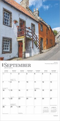 2025 BrownTrout Scotland 12" x 12" Monthly  Wall Calendar (9781975477691)