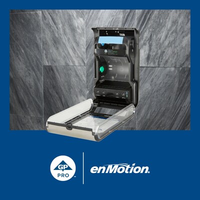 enMotion® Flex Automated Touchless Roll Paper Towel Dispenser by GP PRO, Stainless, 13.310”W x 7.960”D x 21.250”H(59766)