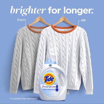 Tide Free & Gentle HE Laundry Detergent, 64 Loads, 84 oz. (12144)
