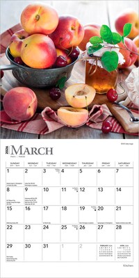 2026 BrownTrout Kitchen 7" x 7" Monthly Wall Calendar (9798330704064)