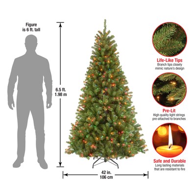 National Tree Company North Valley Spruce Artificial Christmas Trees (NRV7-301-65)