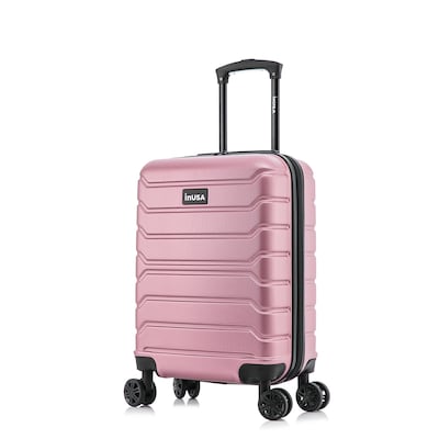 InUSA Trend 20.5 Hardside Carry-On Suitcase, 4-Wheeled Spinner, Rose Gold (IUTRE00S-ROS)