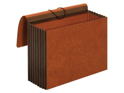Pendaflex Heavy Duty Expanding Wallet with Flap & Cord Closure, Letter, Brown (CL1084GLHD)