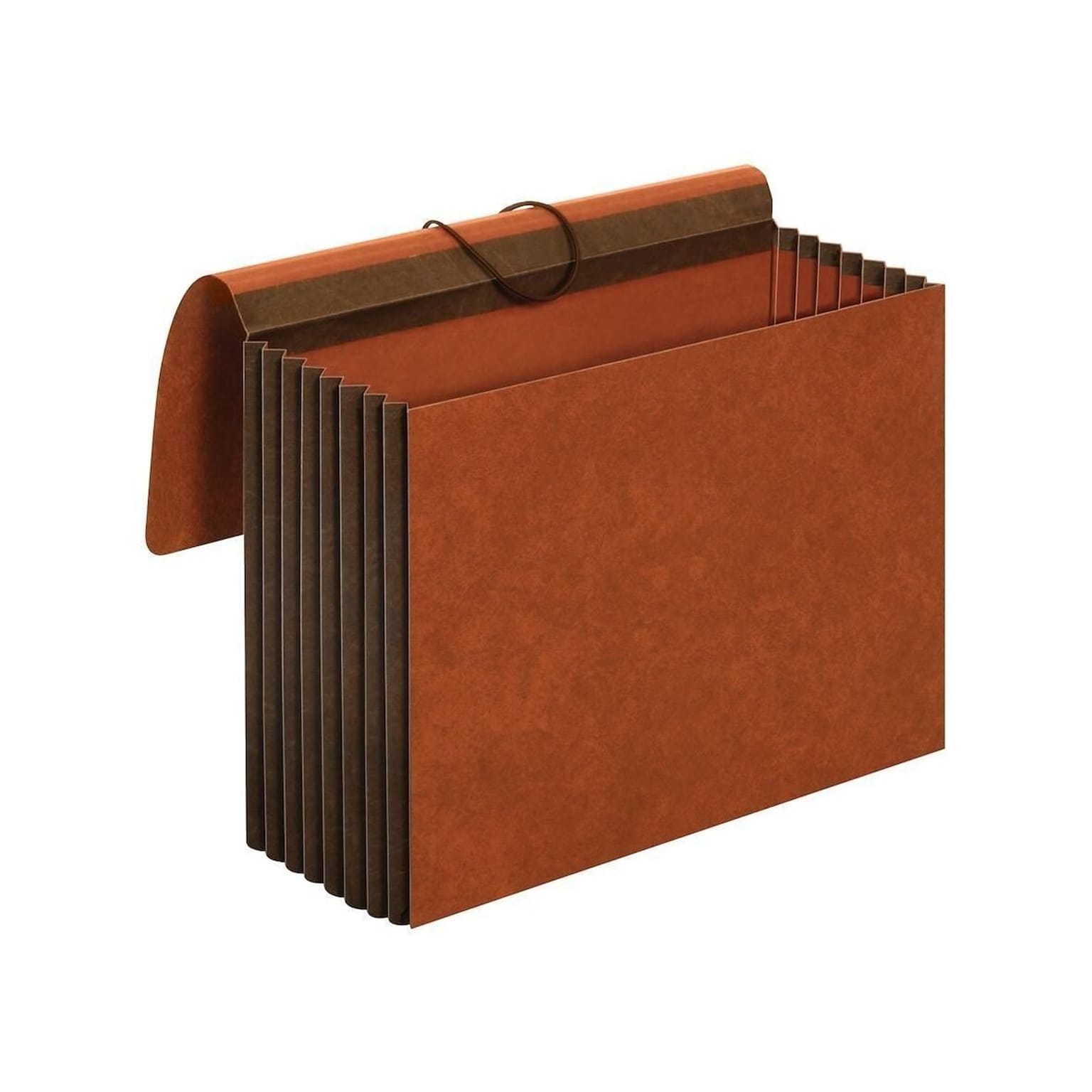 Pendaflex Heavy Duty Expanding Wallet with Flap & Cord Closure, Letter, Brown (CL1084GLHD)