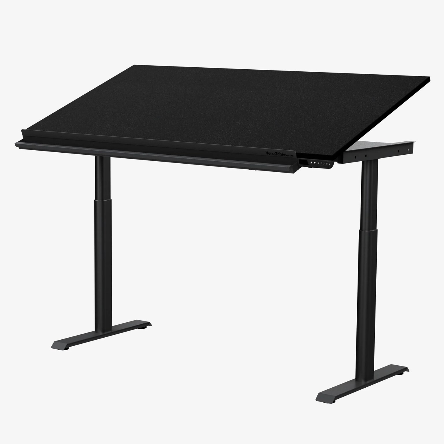 VersaDesk PowerLift 60W Electric Adjustable Drafting Table, Black (PEDT60-BB-APP)