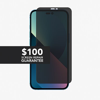 cellhelmet Tempered Glass Privacy Filter & Screen Protector for iPhone 17 Pro with Repair Protection (CHELSP122C100)