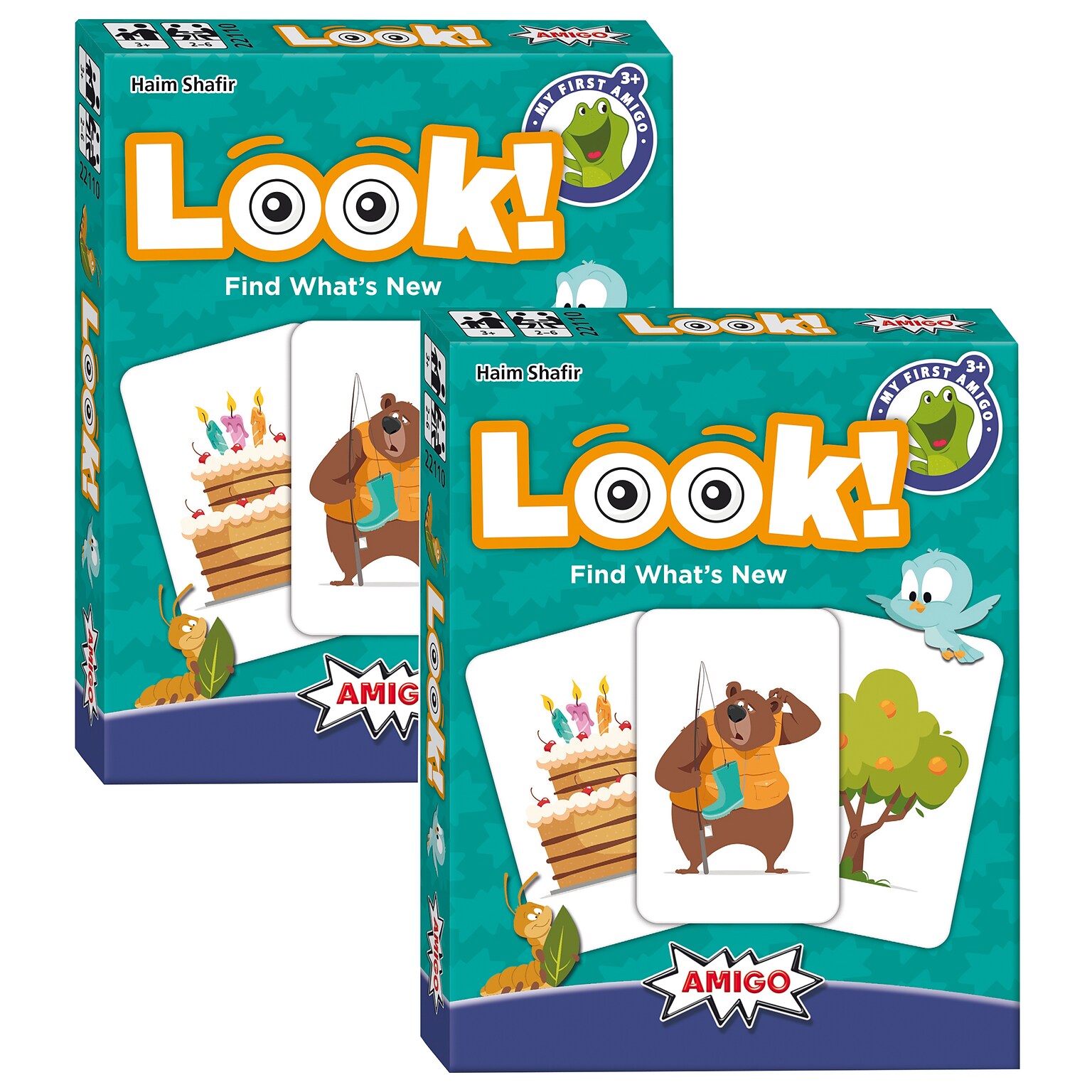 AMIGO Games My First AMIGO Card Game: Look!, Pack of 2 (AMG22110-2)