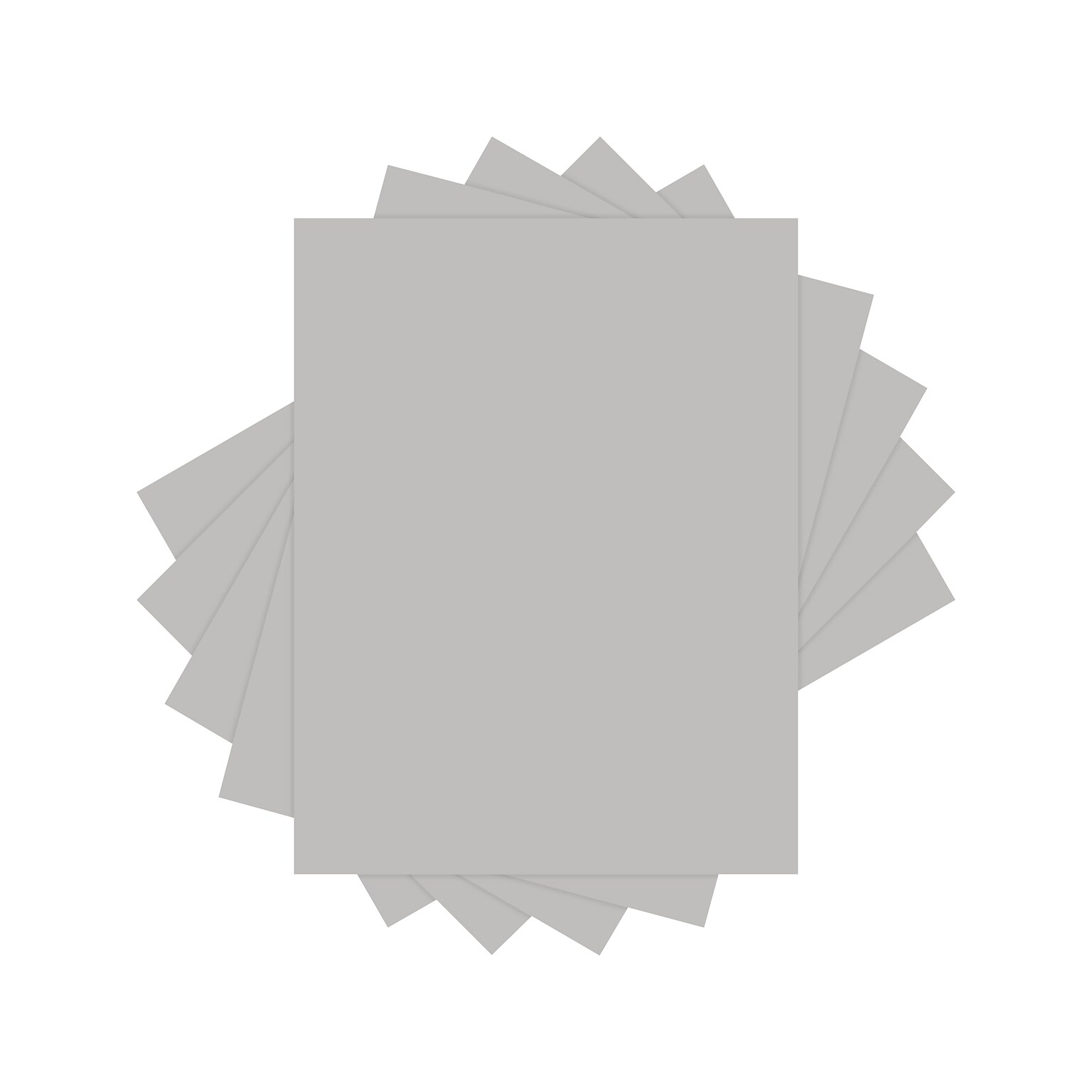 Lettermark Colors 30% Recycled Colored Paper, 20 lbs., 8.5 x 11, Gray, 500 Sheets/Ream (94302)