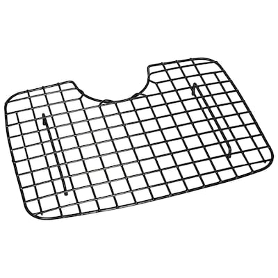 Better Houseware Coated Steel D-Shape Sink Protector, Black (BTH51487E)
