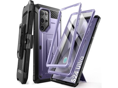 SUPCASE Unicorn Beetle PRO Rugged Case for Samsung Galaxy S24 Ultra, Shock Absorbing, Mauve (GS24UUB