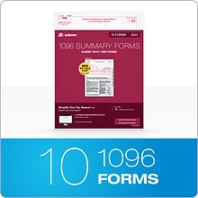 Adams 2023 1096 Summary Tax Forms, 10/Pack (STAX1096-23)