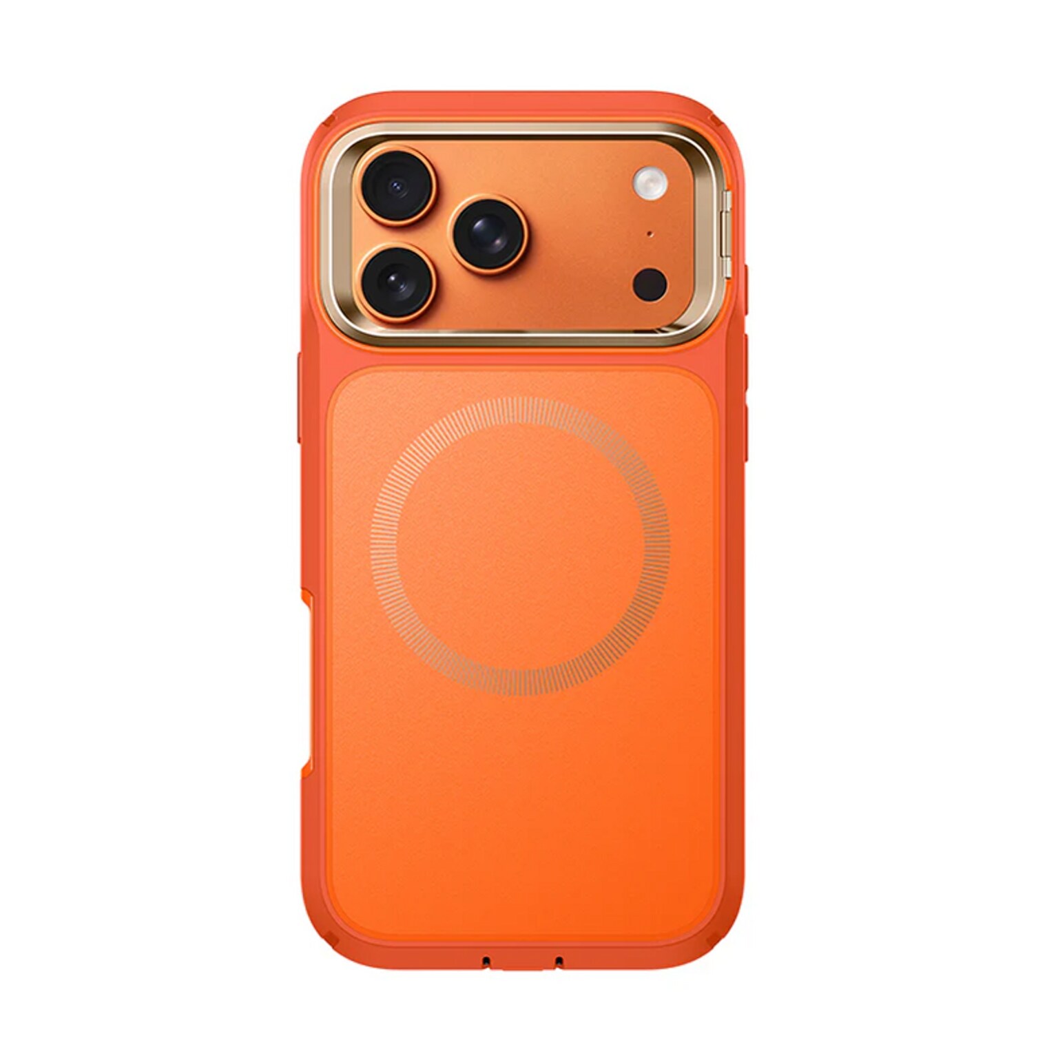 i-Blason Ares Flip Phone Case for iPhone 17 Pro Max, Shock Absorbing, Orange (iPhone2025Max-AreFlip-GSSP-Coral)