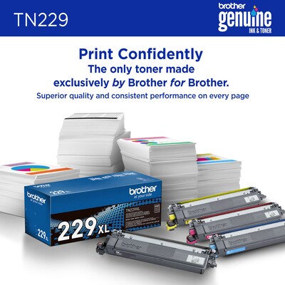 Brother TN229 Cyan Standard Yield Toner Cartridge (TN229C), print up to 1200 pages