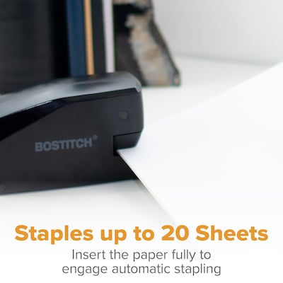 Bostitch Electric Stapler, 20-Sheet Capacity, Black (MDS20-BLK)