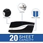 Swingline Breeze Electric Stapler, 20 Sheet Capacity, Black/White (42131)