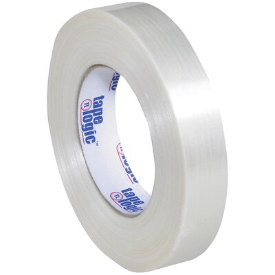 SI Products 1550 Heavy Duty Strapping Tape, 1 x 60 yds., 3 Core, Clear, 12/Carton (T915155012PK)