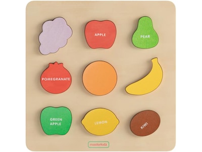 Flash Furniture Bright Beginnings STEM Fruit Shapes Puzzle Board (MK-MK00620-GG)