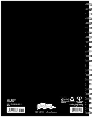 2026-2027 Willow Creek 6.5 x 8.5 Academic Year Weekly & Monthly Planner, Black (65891)