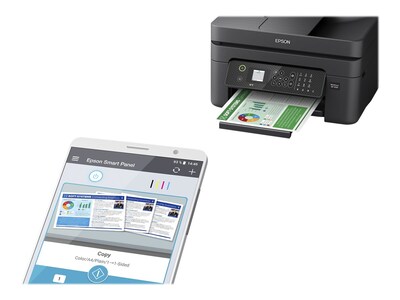 Epson WorkForce WF-2930 Wireless Color Inkjet Printer, All-In-One, Print, Scan, Copy, Fax (9472537)