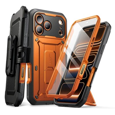 SUPCASE Unicorn Beetle Pro Case for iPhone 17 Pro Max, Shock Absorbing, Coral (SUP-iPhone2025Max-UBPro-SP-Coral)