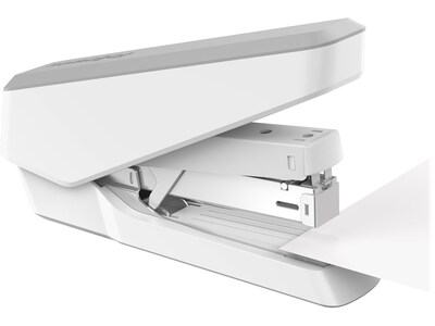 Fellowes LX870 EasyPress Desktop Stapler, 40-Sheet Capacity, Staples Included, White (LX870WHITE)