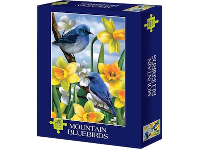 Willow Creek Mountain Bluebirds 1000-Piece Jigsaw Puzzle (49489)