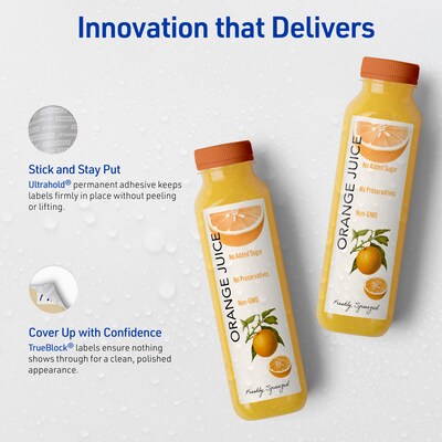 Avery Rectangle Laser Multipurpose Labels, 11" x 4.25", White, 100/Box (19479399386)