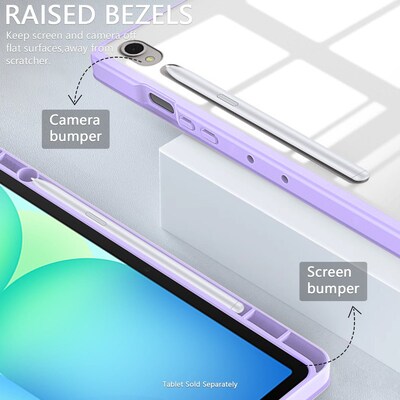 SaharaCase Venture Series TPU 13.1" Folio Case for Galaxy Tab S10 FE+, Purple Orchid (TB00469)