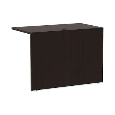 Alera Valencia Series Reversible Return/bridge Shell, 42w X 23 5/8d, Espresso